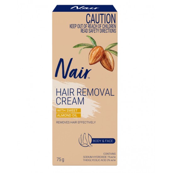 Nair Sensitive Hair Removal Cream 75g Nair 无痛温和脱毛膏75克【保质期2029/09】