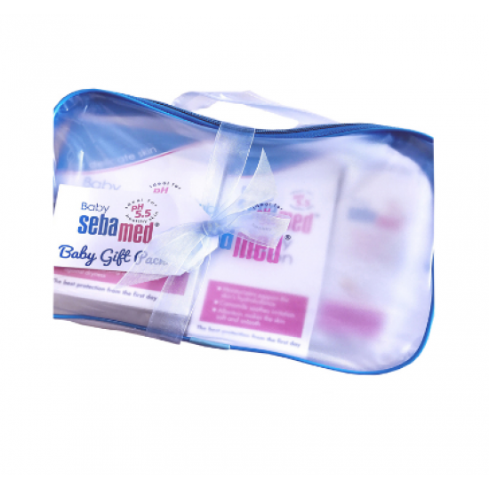 Baby Sebamed 五件套 礼盒装 （宝宝泡泡浴液200ml*1， 宝宝润肤露200ml*1, 宝宝护臀霜100ml*1， 宝宝面霜中样20ml*1，宝宝润肤乳中样20ml*1）