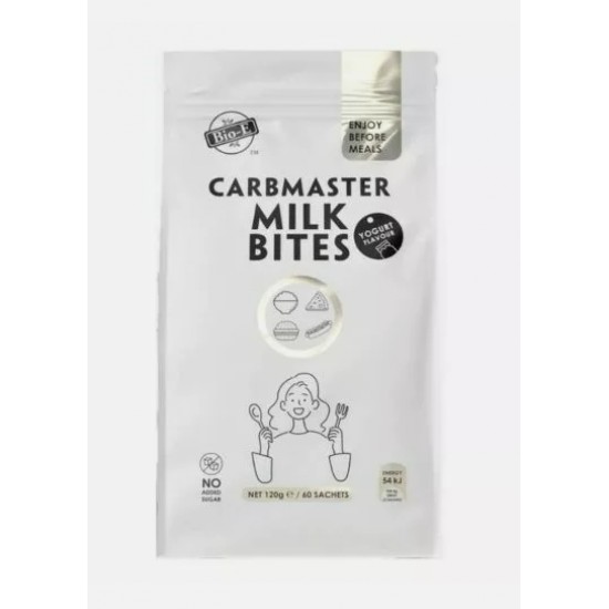 Bio-e Carbmaster Milk Bites Yoghurt Natural Flavour 60 Sachets 120g 白芸豆酵素奶片 酸奶味 120g/60粒 【保质期2026/05】