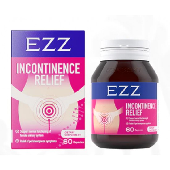 EZZ INCONTINENCE RELIEF EZZ 盆腔肌保养胶囊 60粒【保质期2025/09】