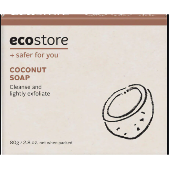 ecostore Coconut Soap 80g 椰子油香皂 