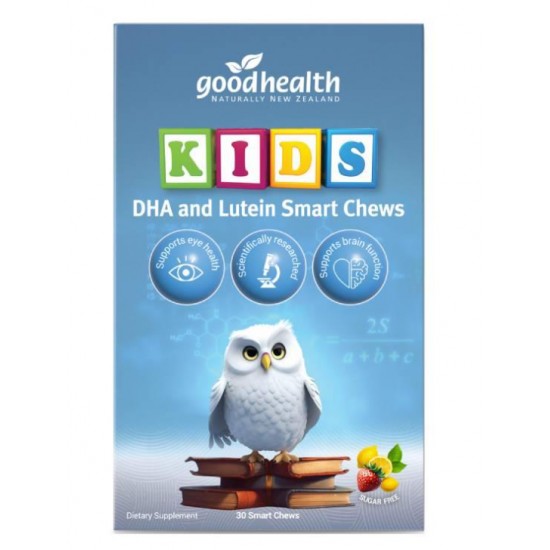 Goodhealth kids DHA+Lutein smart chews 30s 好健康儿童DHA+叶黄素软糖 30粒【保质期2026/08】