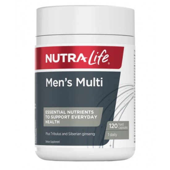 Nutra Life mens multi 120c 纽乐男性复合维生素 120粒【保质期2027/05】