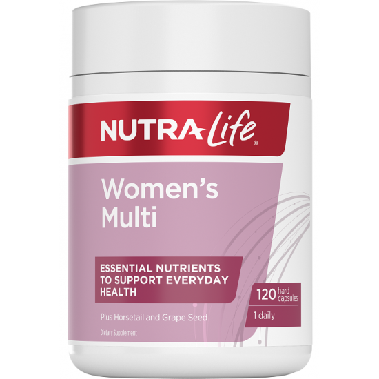 Nutra Life womens multi 120c 纽乐女性复合维生素 120粒【保质期2027/05】