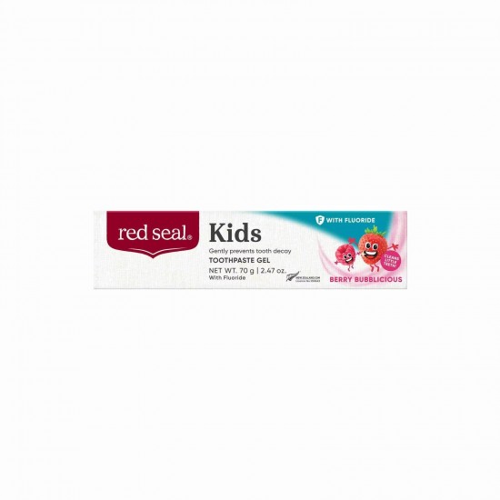 Red Seal Kids Toothpaste 70g 红印 儿童牙膏含fluoride(浆果泡泡味) 70g【保质期2027/09】