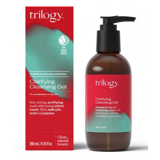 Trilogy Clarifying Cleansing Gel 200ml 趣乐活玫瑰果净透平衡保湿洁面凝胶 200ml TRFC119【保质期2026/11】