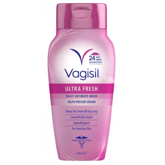 Vagisil Intimate Wash Ultra Fresh 240ml 女性私处护理洗液 茉莉清香 240ml【保质期2027/02】