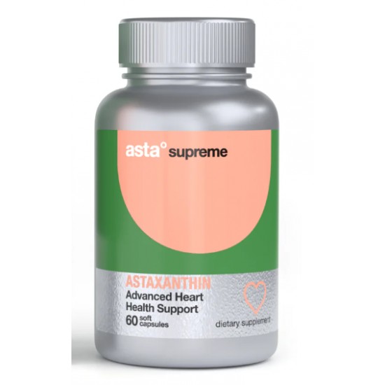 asta supreme advanced heart health support 60s 虾青素超级护心胶囊 60粒【2027/05】