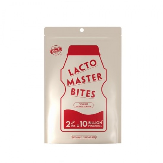 Bio-e Lacto Master Bites Yoghurt Natural Flavour 60g 乳铁 酸奶味 60g/30粒【2026/04】