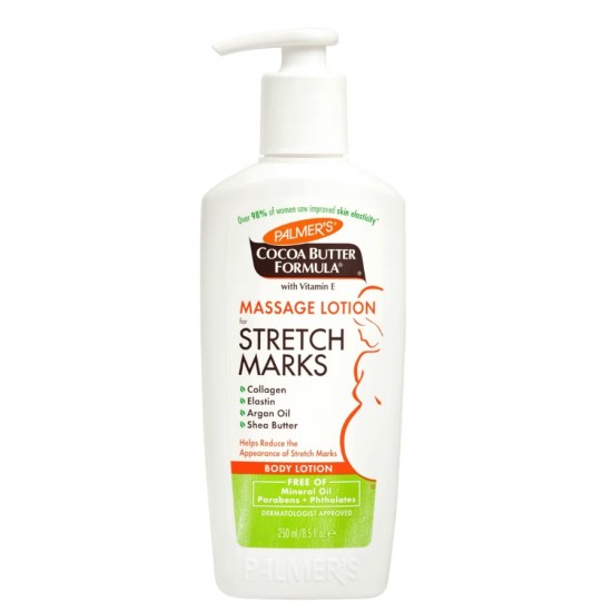 Palmers Cocoa Butter Stretch Mark Massage Lotion 250ml 帕玛氏可可脂防备孕身纹按摩乳液 250ml