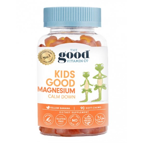 The Good Vitamin Co Kids good magnesium 90s 儿童镁软糖 90粒【保质期2026/06】